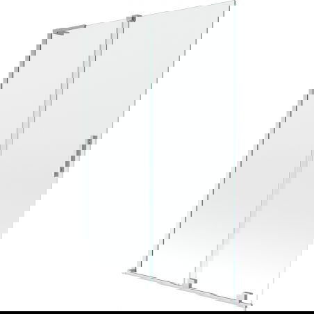 Mexen Velar L painel de banho de duche 2 partes de correr 120 x 150 cm, transparente, cromado - 896-120-003-01-01