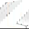 Mexen Velar L Badewannenwand 2-flügelig, verschiebbar 120 x 150 cm, transparent, gebürstetes Kupfer - 896-120-003-01-65