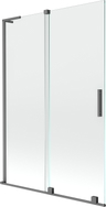 Mexen Velar L 2-osaline liigendiga vanniklapp, 120 x 150 cm, läbipaistev, relvmetall - 896-120-003-01-95