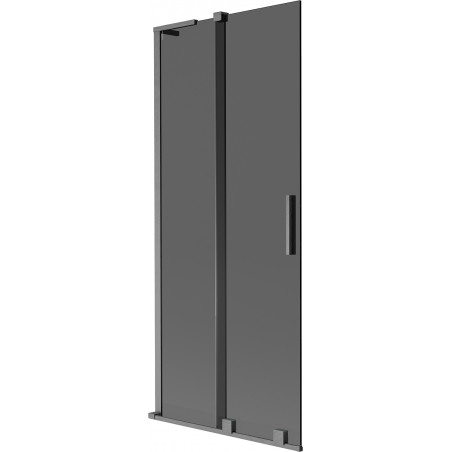 Mexen Velar L diversijas sienas 2-spārnu bīdāmais 80 x 150 cm, grafīts, gun gray tīrīts - 896-080-003-41-66