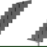 Mexen Velar L Badewannenabtrennung 2-flügelige Schiebetür 80 x 150 cm, Graphit, gebürstetes Gun Gray - 896-080-003-41-66
