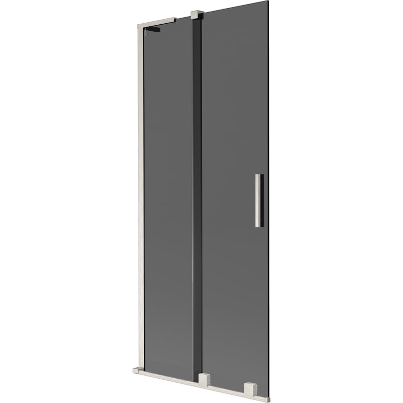 Mexen Velar L vanniparavan, 2-osaline, libistatav, 85 x 150 cm, grafiit, harjatud nikli viimistlus - 896-085-003-41-97