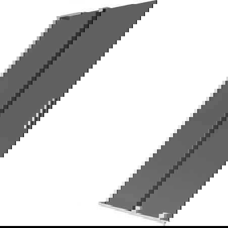 Mexen Velar L painel de chuveiro de 2 asas deslizantes 90 x 150 cm, grafite, cromado - 896-090-003-41-01