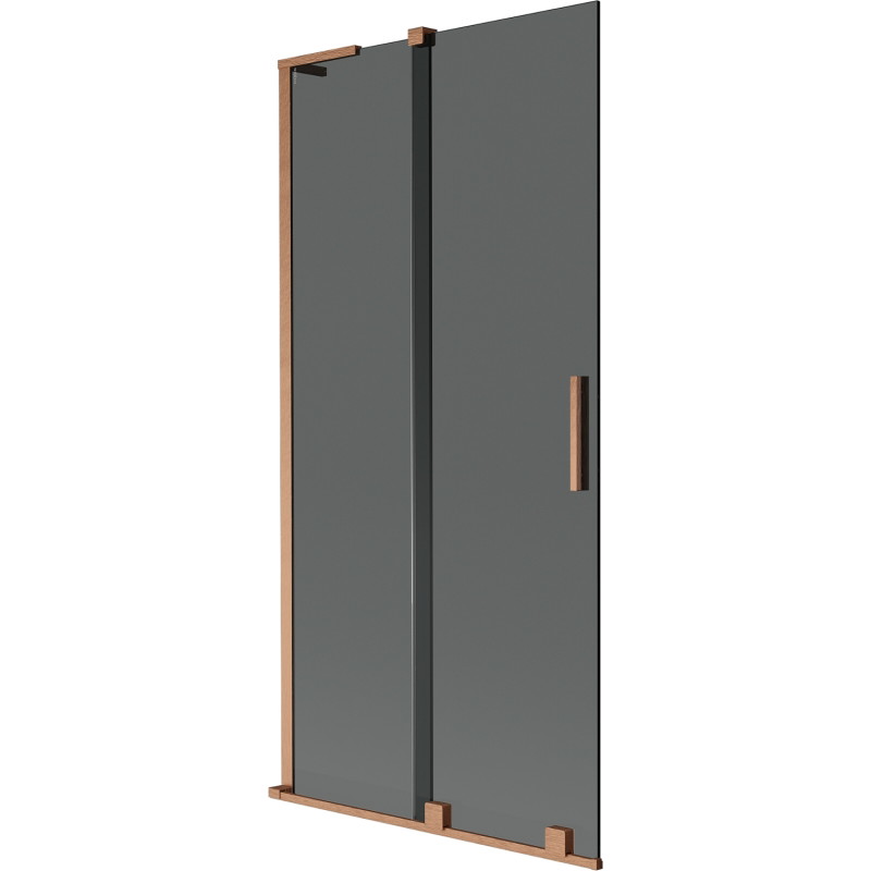 Mexen Velar L vanniekraan 2-tiivaline lükanduks 90 x 150 cm, grafiit, harjatud vask - 896-090-003-41-65