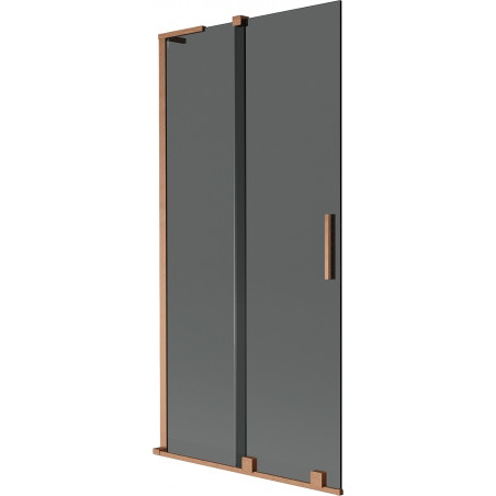 Mexen Velar L vanniekraan 2-tiivaline lükanduks 90 x 150 cm, grafiit, harjatud vask - 896-090-003-41-65
