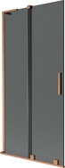 Mexen Velar L dvokrili klizni paravan za kadu 90 x 150 cm, grafit, brušena bakar - 896-090-003-41-65