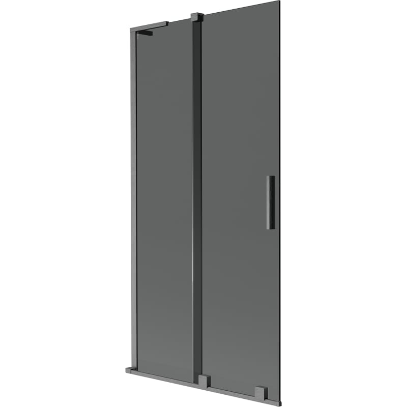 Mexen Velar L vanniseina 2-osaline liuguks 90 x 150 cm, grafiit, harjatud gun grey - 896-090-003-41-66