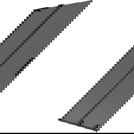 Mexen Velar L Badefaltwand 2-flügelig schiebbar 90 x 150 cm, graphit, schwarz - 896-090-003-41-70