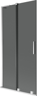 Mexen Velar L 2-osaline liugrull vannisein 95 x 150 cm, grafiit, kroom - 896-095-003-41-01