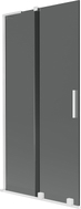 Mexen Velar L parawan nawannowy 2-skrzydłowy rozsuwany 95 x 150 cm, grafit, biały - 896-095-003-41-20
