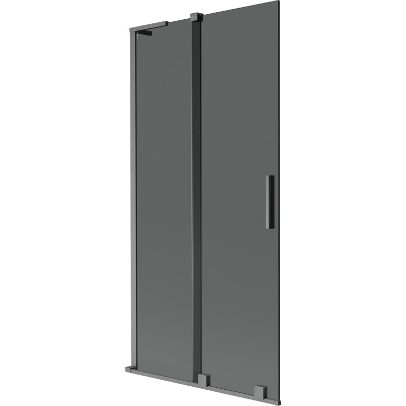 Mexen Velar L vannisein 2-aknaga lükanduks 95 x 150 cm, grafiit, harjatud gunmetal - 896-095-003-41-66