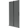 Mexen Velar L vannisein 2-aknaga lükanduks 95 x 150 cm, grafiit, harjatud gunmetal - 896-095-003-41-66
