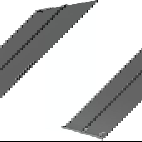 Mexen Velar L Duschwand 2-flügelig verschiebbar 95 x 150 cm, Graphit, Gun Metal - 896-095-003-41-95