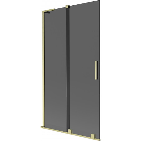 Mexen Velar L vanniparavee 2-tiivaline lükanduks 100 x 150 cm, grafiit, kuldne harjatud - 896-100-003-41-55