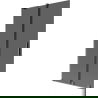 Mexen Velar L badwand scherm 2-delig schuifbaar 100 x 150 cm, grafiet, geborsteld geweergrijs - 896-100-003-41-66
