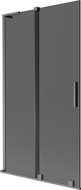 Mexen Velar L vannisirm 2-lüliline lükatav 100 x 150 cm, grafiit, harjatud gun gray - 896-100-003-41-66