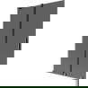 Mexen Velar L Badewannenfaltwand, 2-flügelig, verschiebbar, 110 x 150 cm, graphit, gun gray gebürstet - 896-110-003-41-66