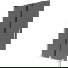 Mexen Velar L badwand met 2 vleugels, schuifbaar 110 x 150 cm, grafiet, geborsteld nikkel - 896-110-003-41-97