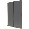 Mexen Velar L vannisein tiibadega 2-osaline nihutatav 120 x 150 cm, grafiit, kuldne - 896-120-003-41-50