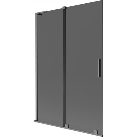 Mexen Velar L vanniparavann 2-leheline liuglev 120 x 150 cm, grafiit, harjatud püssihall - 896-120-003-41-66