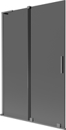 Mexen Velar L vannitoa ekraan, kahetiivaline, 120 x 150 cm, grafiit, gunmetal - 896-120-003-41-95