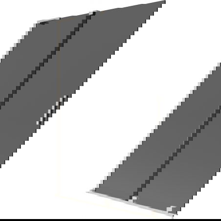 Mexen Velar L vannas ekrāns 2-daļīgs bīdāms 120 x 150 cm, grafīts, matēts niķelis - 896-120-003-41-97