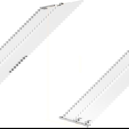 Mexen Velar L Badewannenabtrennung, 2-flügelig, verschiebbar, 70 x 150 cm, matt, gebürstetes Nickel - 896-070-003-31-97