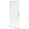 Mexen Velar L vanni kaheosaline lükanduks 80 x 150 cm, jäätunud, kroom - 896-080-003-31-01