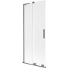 Mexen Velar L vannisein 2-osaline nihutatav 80 x 150 cm, härmatis, gun metal - 896-080-003-31-95
