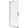 Mexen Velar L klizni pregradni paravan s 2 krila, klizni 85 x 150 cm, matirano, pištoljski metal - 896-085-003-31-95