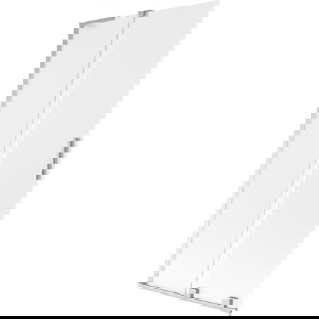Mexen Velar L Badewannen-Sichtschutz 2-flügelig, verschiebbar 90 x 150 cm, matt, Chrom - 896-090-003-31-01