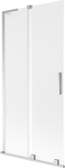 Mexen Velar L 2-krilni klizni paravan za kadu 90 x 150 cm, mraz, krom - 896-090-003-31-01