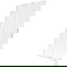 Mexen Velar L Badewannenwand 2-flügelig schiebbar 90 x 150 cm, satiniert, weiß - 896-090-003-31-20