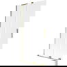 Mexen Velar L Badewannenfaltwand 2-flügelige Schiebetür 90 x 150 cm, matt, gold - 896-090-003-31-50