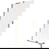 Mexen Velar L badscherm 2-delig schuifbaar 90 x 150 cm, matglas, roze goud - 896-090-003-31-60