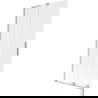 Mexen Velar L Badewannenabtrennung 2-flügelig verschiebbar 90 x 150 cm, satiniert, gebürstetes Nickel - 896-090-003-31-97