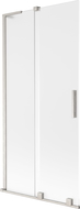 Mexen Velar L paroi de baignoire à 2 volets coulissants 90 x 150 cm, givré, nickel brossé - 896-090-003-31-97