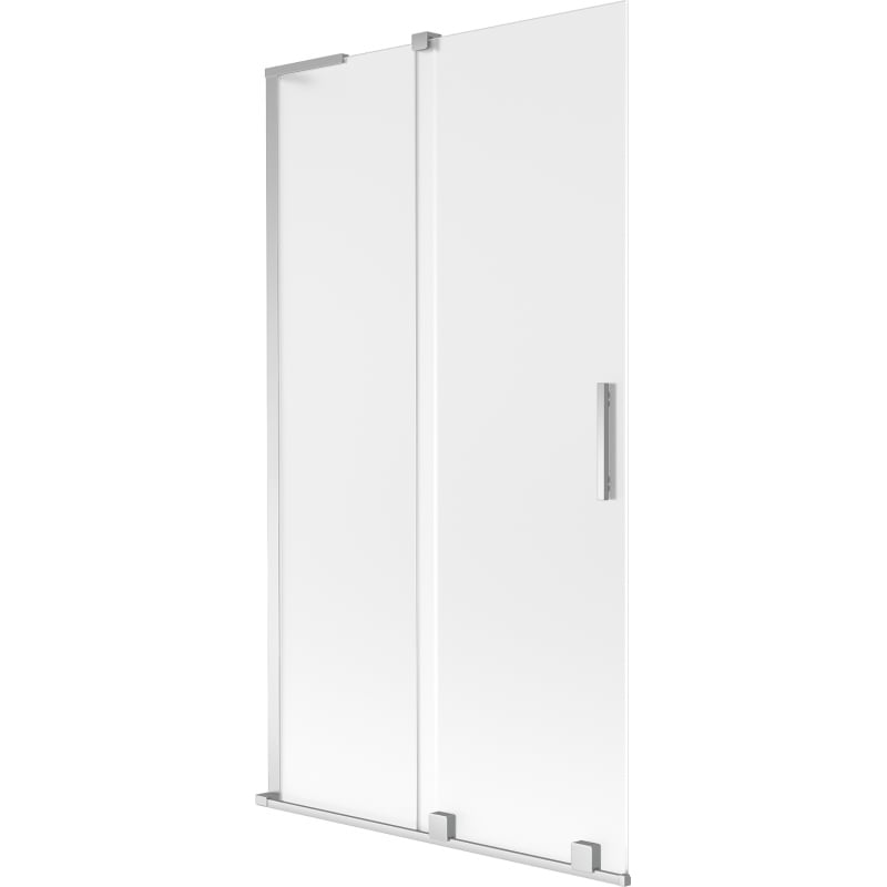 Mexen Velar L 2-panel sliding bath screen 100 x 150 cm, frosted, chrome - 896-100-003-31-01