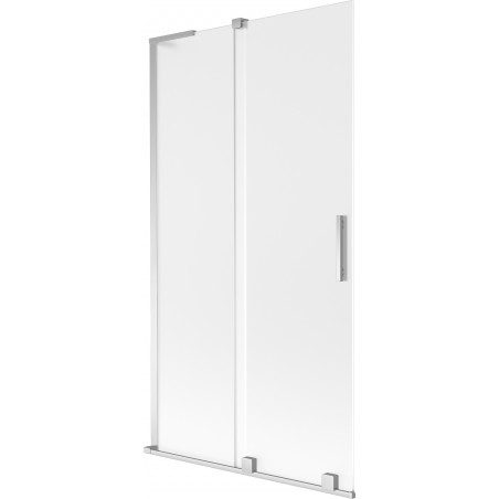 Mexen Velar L vannitoa kaheukseline liugklaas 100 x 150 cm, härmatis, kroom - 896-100-003-31-01