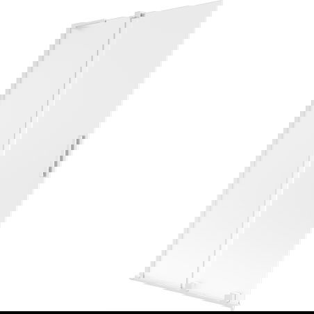 Mexen Velar L Duschwand 2-flügelig verschiebbar 100 x 150 cm, Frost, weiß - 896-100-003-31-20