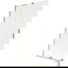 Mexen Velar L Badewannenfaltwand 2-flügelig, verschiebbar 100 x 150 cm, satiniert, gold gebürstet - 896-100-003-31-55