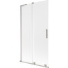 Mexen Velar L vannisein 2-ukseline lükand 100 x 150 cm, härm, harjatud nikkel - 896-100-003-31-97