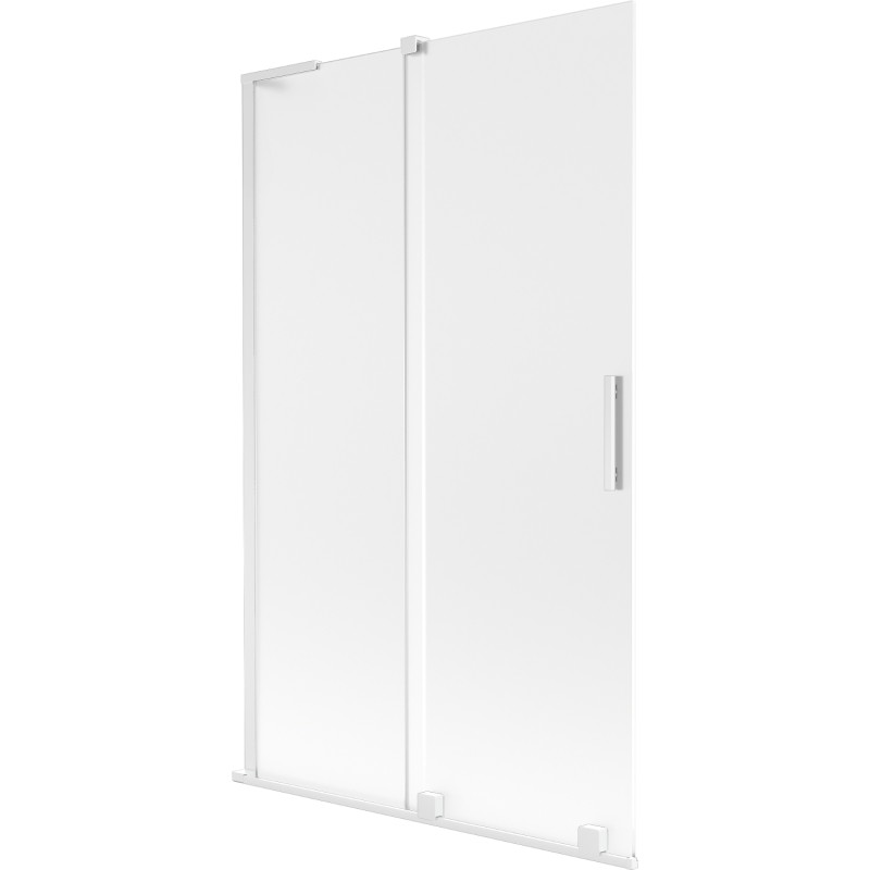 Mexen Velar L vannisein, 2-osaline libisev 110 x 150 cm, matt, valge - 896-110-003-31-20