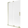 Mexen Velar L vannisein 2-tiivaline lükanduks 110 x 150 cm, härmas, kuldne - 896-110-003-31-50
