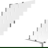 Mexen Velar L badwand 2-delige schuifbaar 110 x 150 cm, ijsmat, geborsteld kanongrijs - 896-110-003-31-66