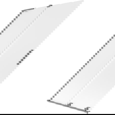 Mexen Velar L Badewannen-Paravant 2-flügelig, verschiebbar, 110 x 150 cm, mattiert, Gun Metal - 896-110-003-31-95