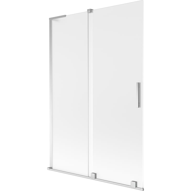 Mexen Velar L dušinurga ekraan 2-tiivaline liuguks 120 x 150 cm, härmas, kroom - 896-120-003-31-01
