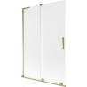 Mexen Velar L vannitoa kahe tiivaga liuguks 120 x 150 cm, matt, kuldne - 896-120-003-31-50