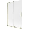 Mexen Velar L vannipaneel, 2-osaline, liuglev, 120 x 150 cm, matt, kuldne harjatud - 896-120-003-31-55