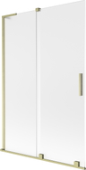 Mexen Velar L vannipaneel, 2-osaline, liuglev, 120 x 150 cm, matt, kuldne harjatud - 896-120-003-31-55